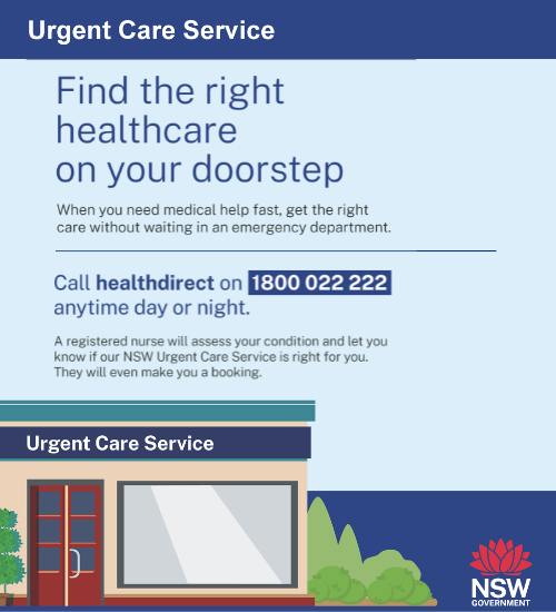 Urgent Care service Banner Image